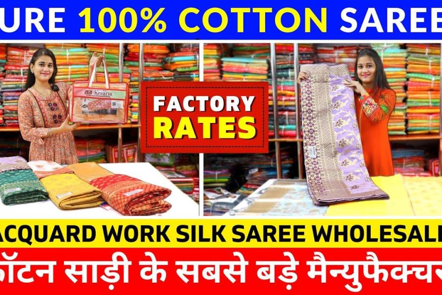 Cotton Saree Wholesale Market