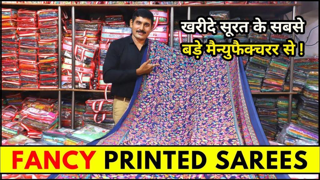 Printed Silk Saree Manufacturer